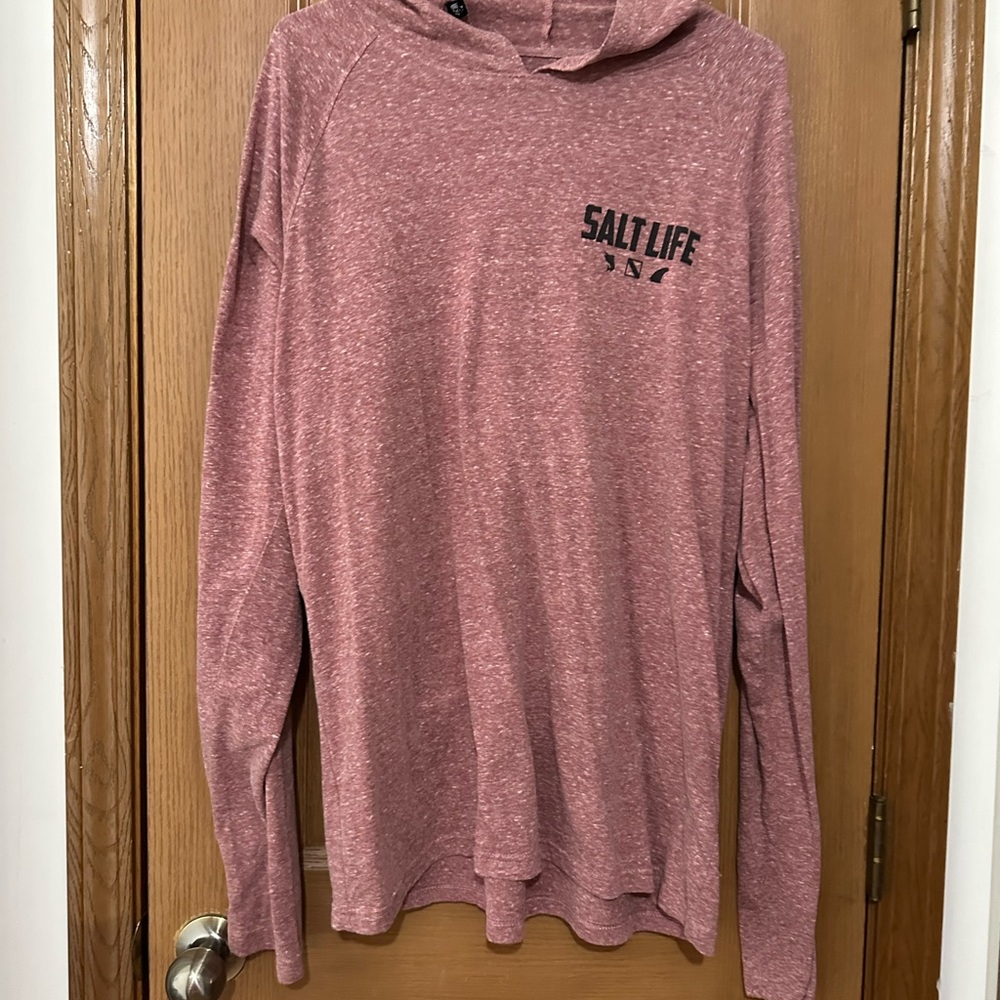 Salt Life hooded long sleeve shirt XL